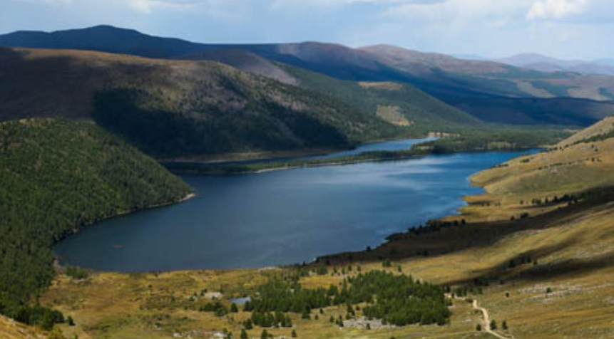 Shireet Tsagaan Lake, Arkhangai Province, Mongolia